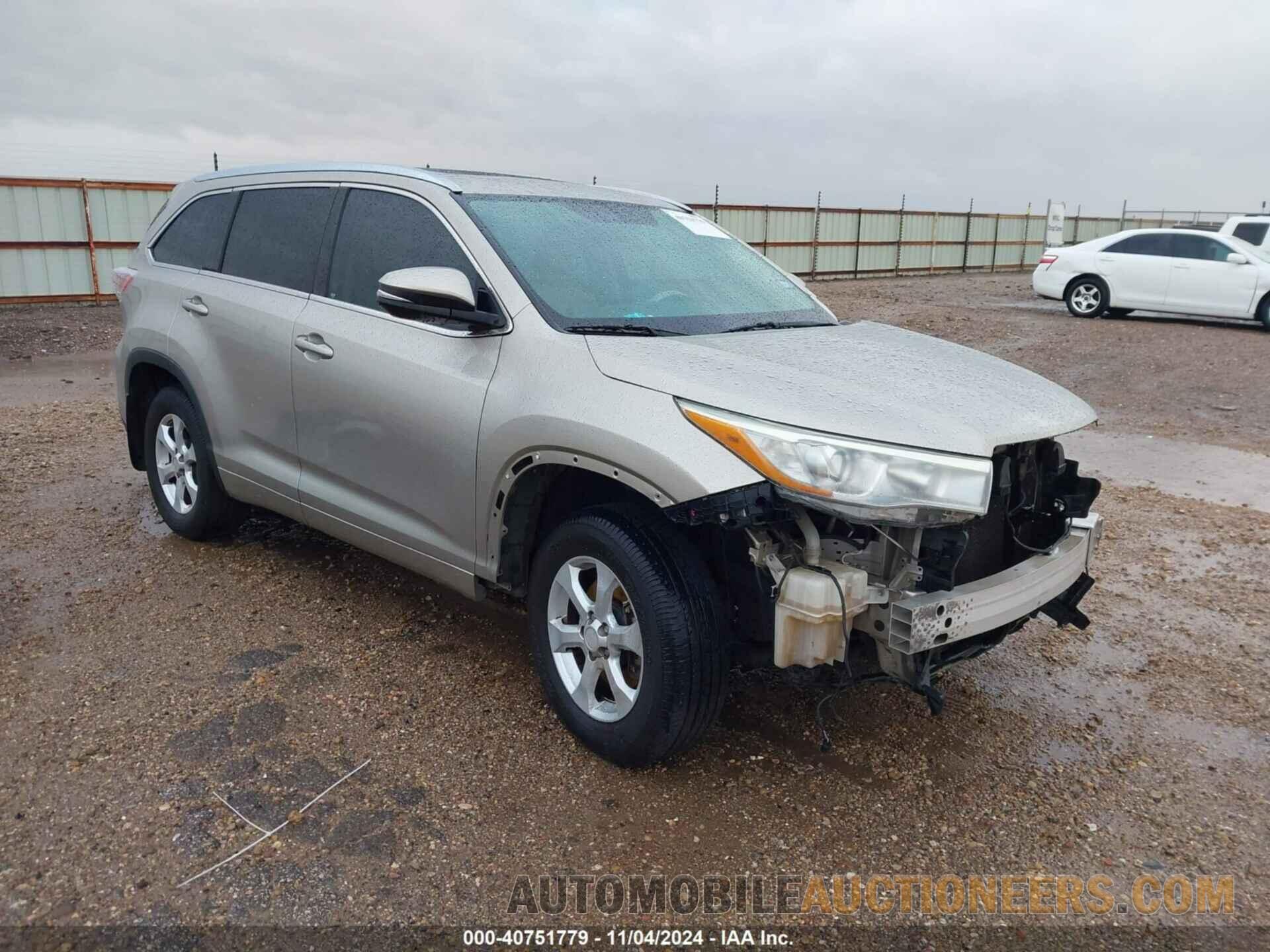 5TDKKRFH7FS102177 TOYOTA HIGHLANDER 2015