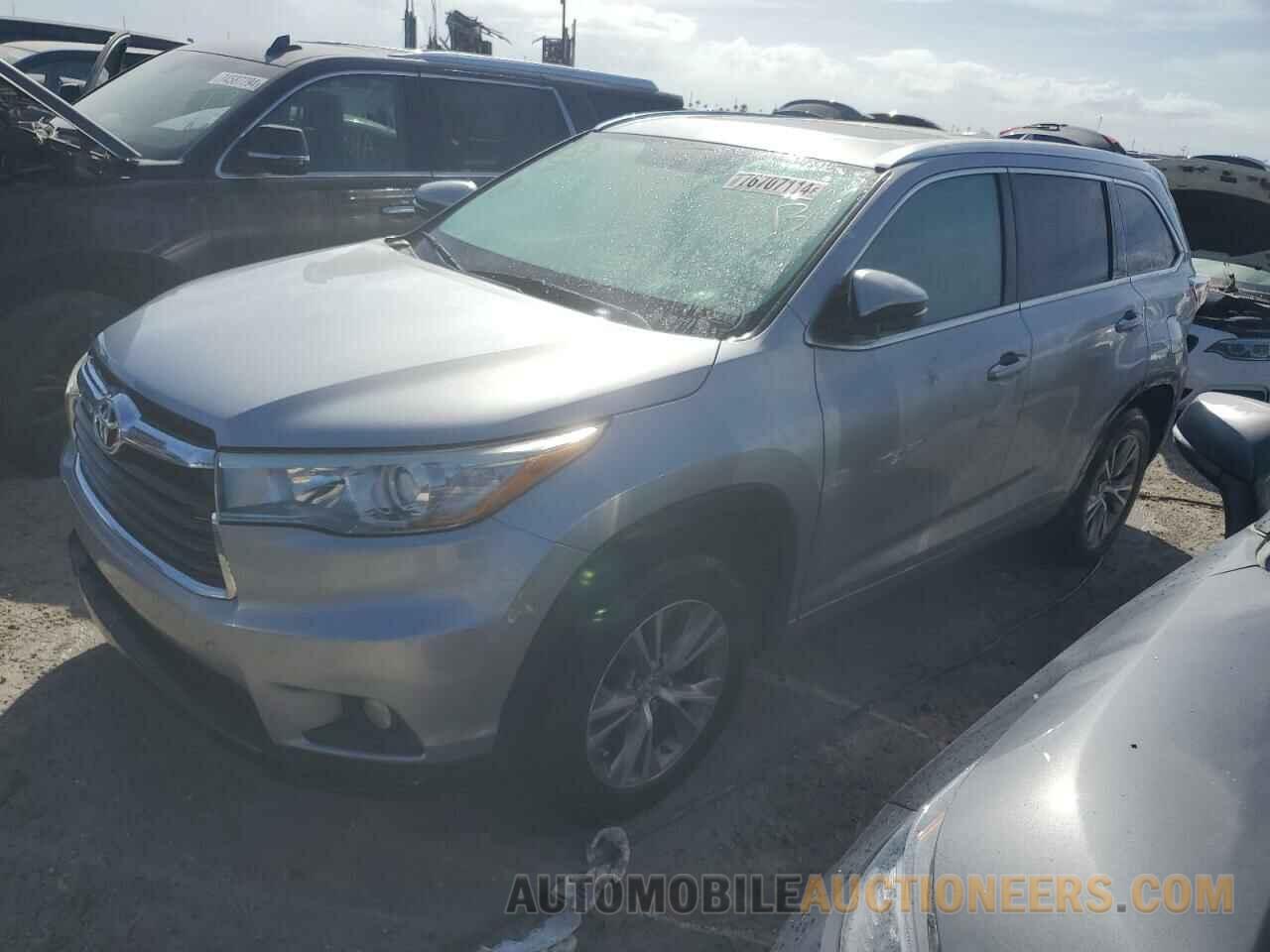 5TDKKRFH7FS103846 TOYOTA HIGHLANDER 2015