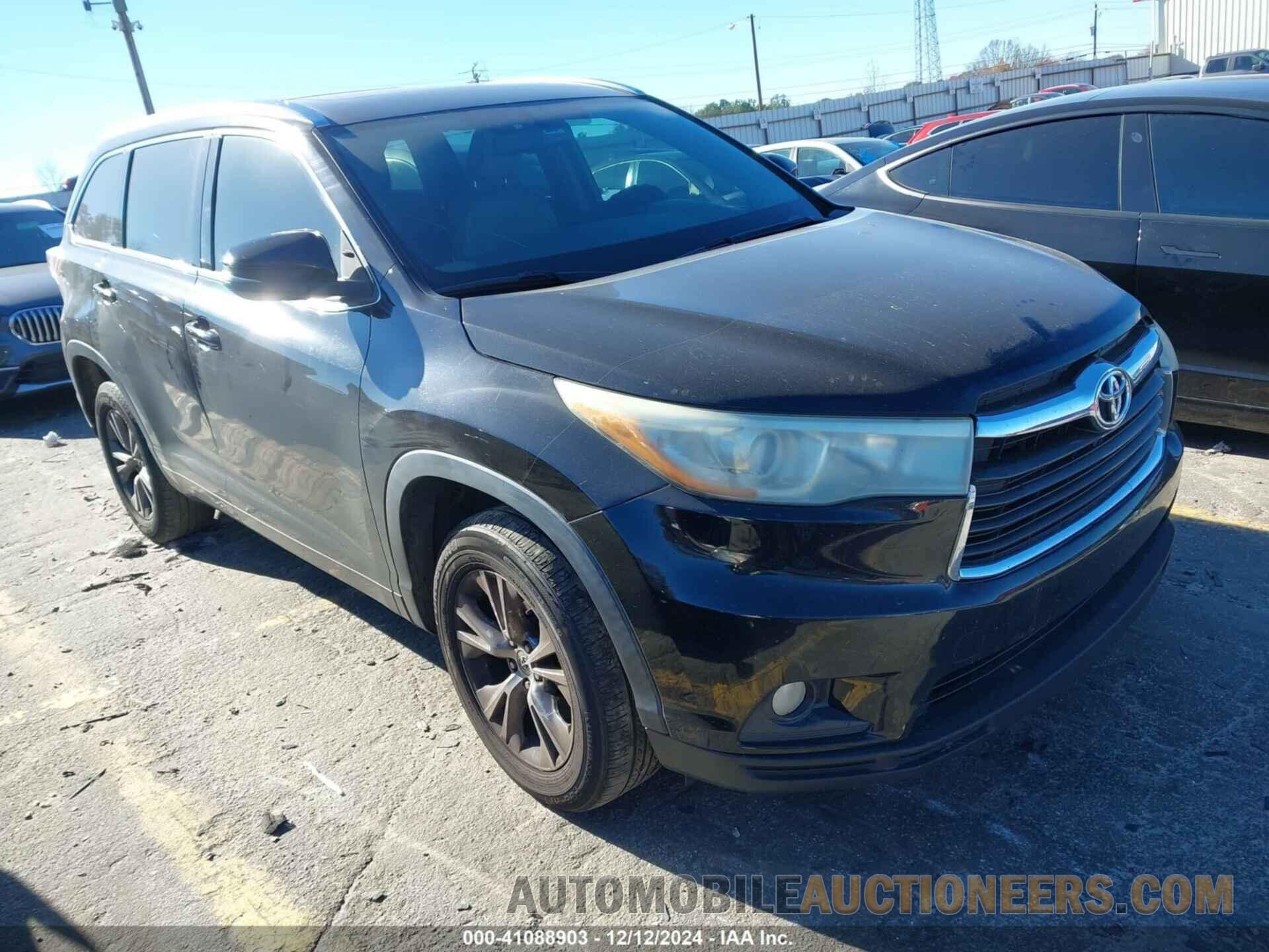 5TDKKRFH7FS104012 TOYOTA HIGHLANDER 2015