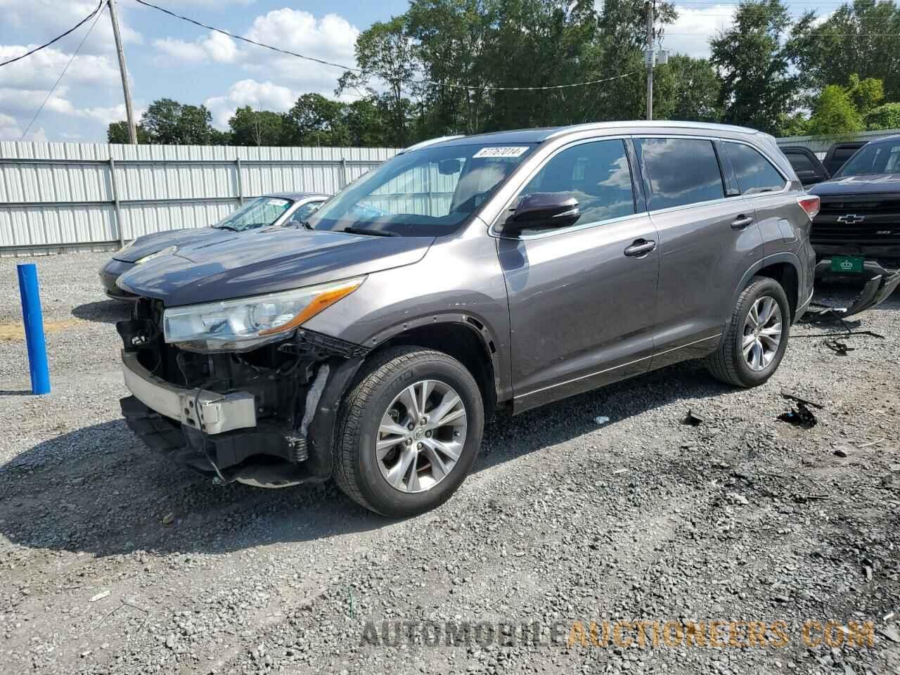 5TDKKRFH7FS114507 TOYOTA HIGHLANDER 2015