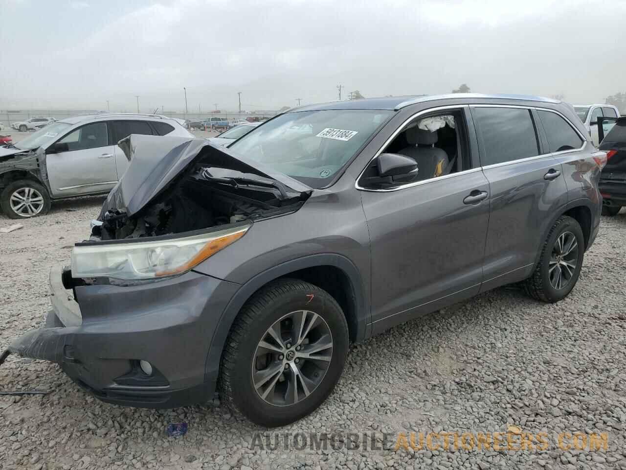 5TDKKRFH7GS125623 TOYOTA HIGHLANDER 2016