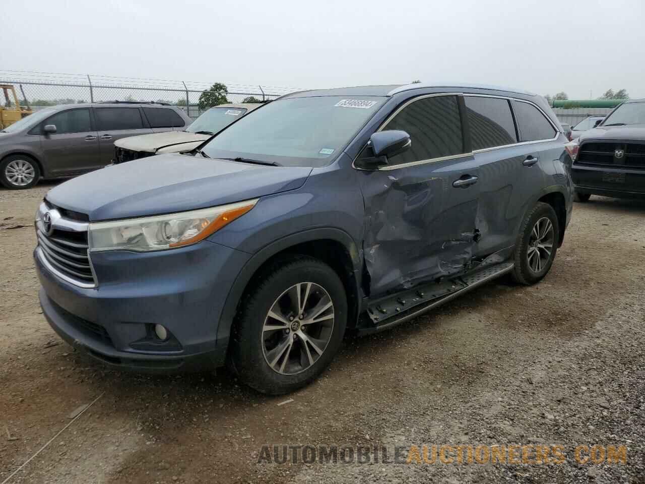 5TDKKRFH7GS149789 TOYOTA HIGHLANDER 2016