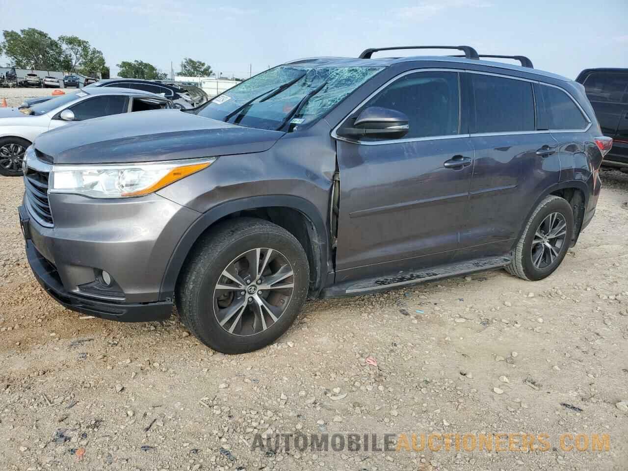 5TDKKRFH7GS151154 TOYOTA HIGHLANDER 2016