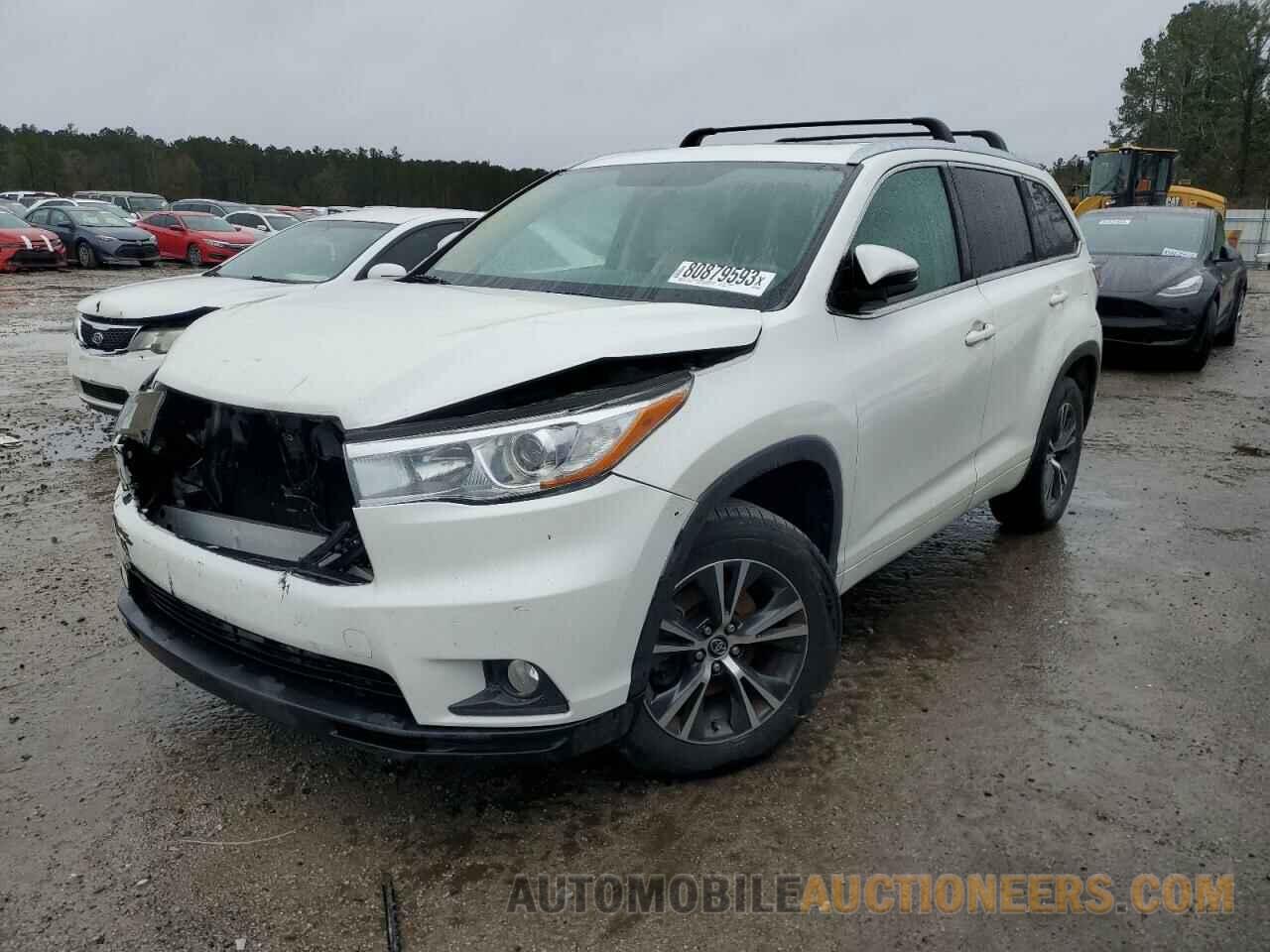 5TDKKRFH7GS175891 TOYOTA HIGHLANDER 2016