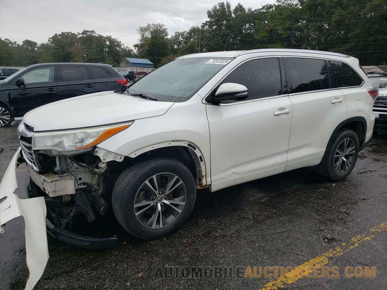 5TDKKRFH7GS181285 TOYOTA HIGHLANDER 2016