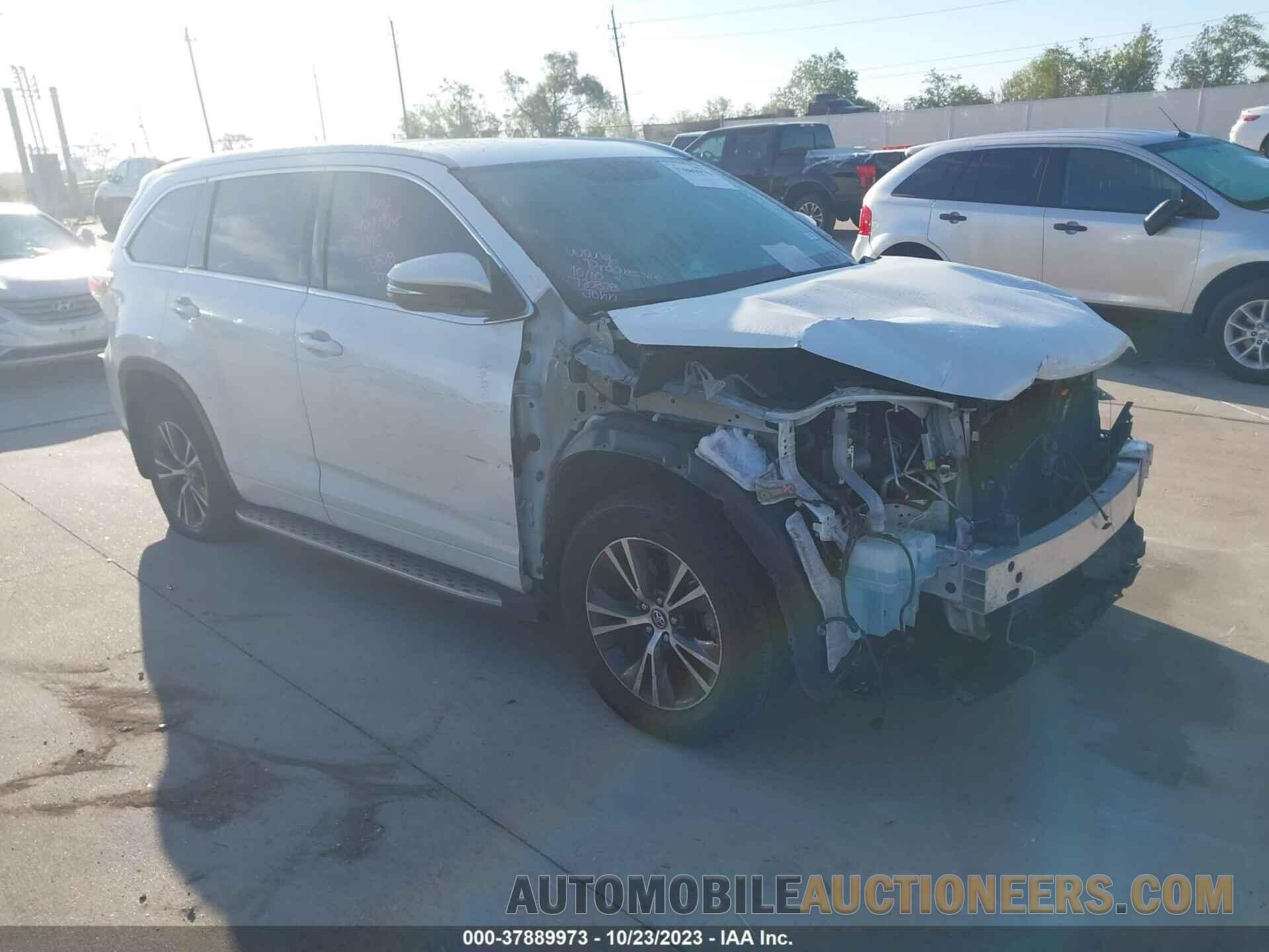 5TDKKRFH7GS504833 TOYOTA HIGHLANDER 2016