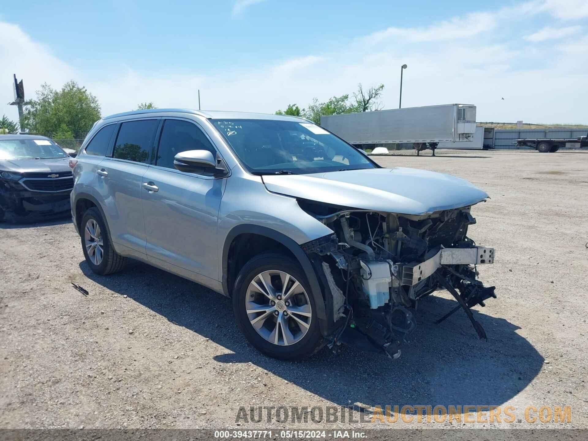 5TDKKRFH8FS045181 TOYOTA HIGHLANDER 2015