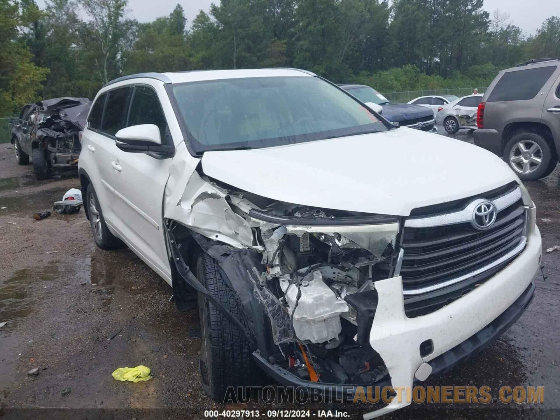 5TDKKRFH8FS051420 TOYOTA HIGHLANDER 2015