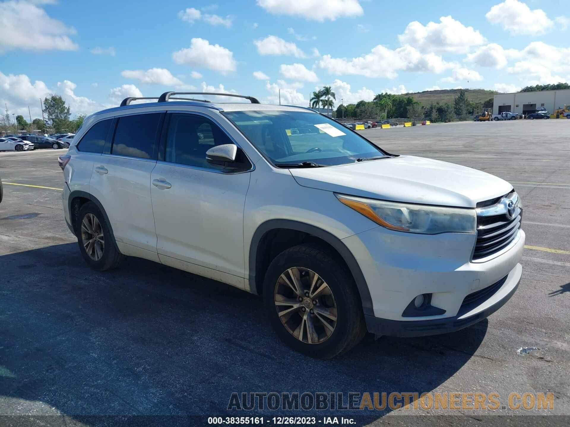 5TDKKRFH8FS056892 TOYOTA HIGHLANDER 2015