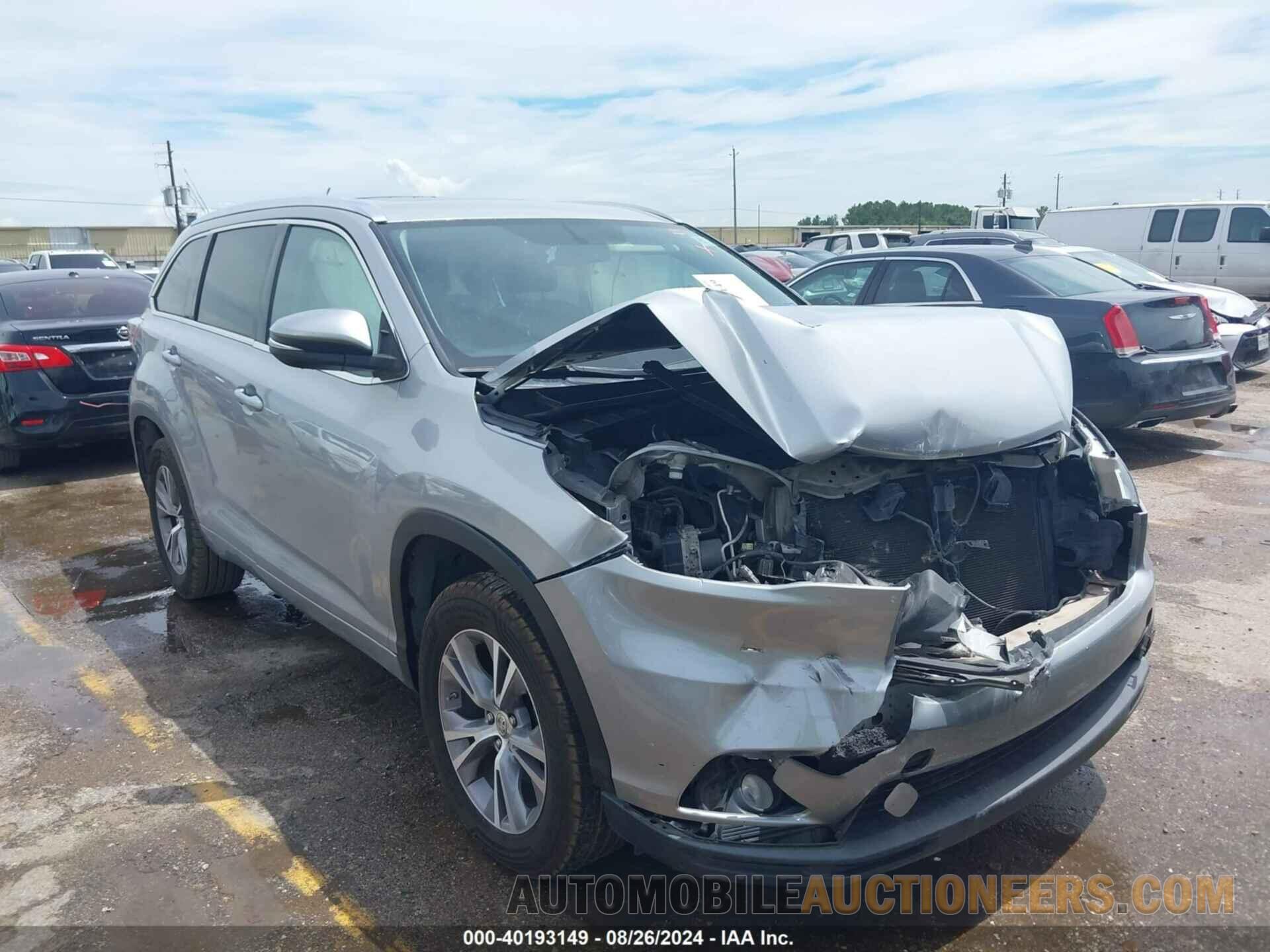 5TDKKRFH8FS060568 TOYOTA HIGHLANDER 2015