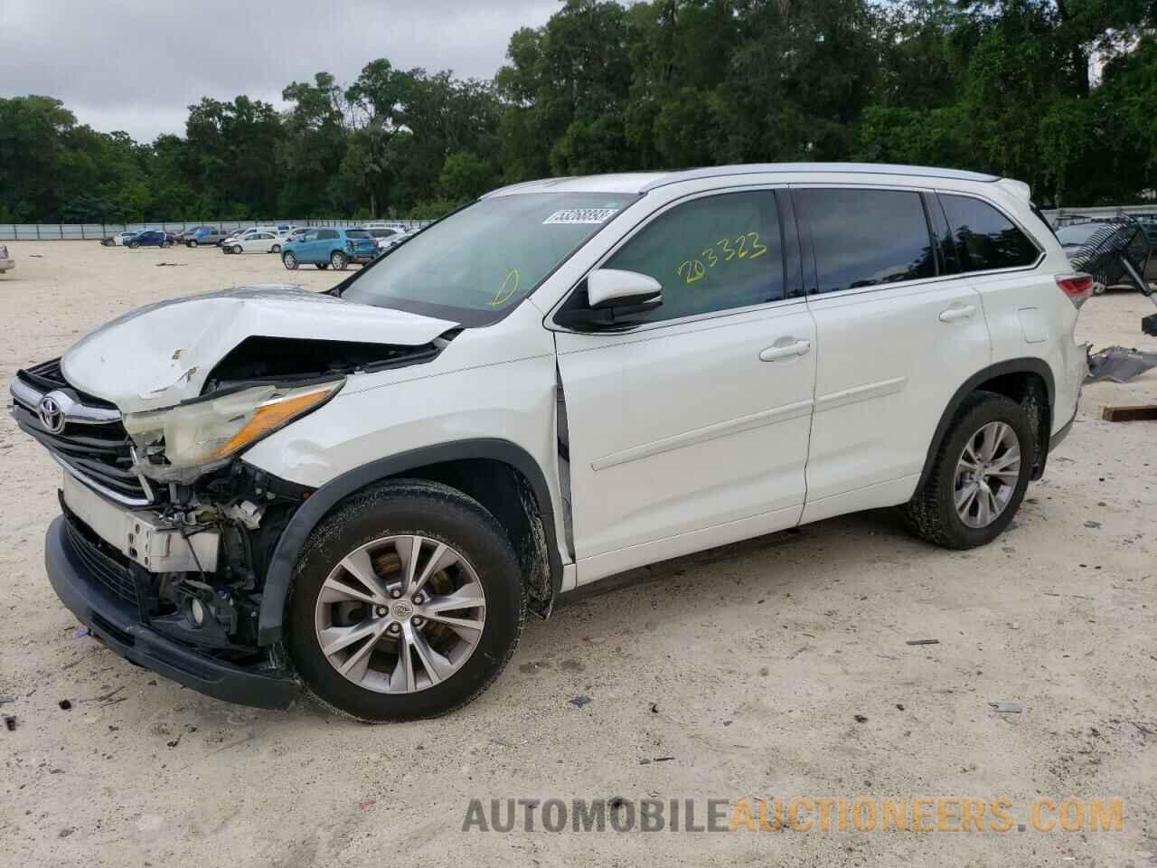 5TDKKRFH8FS071683 TOYOTA HIGHLANDER 2015