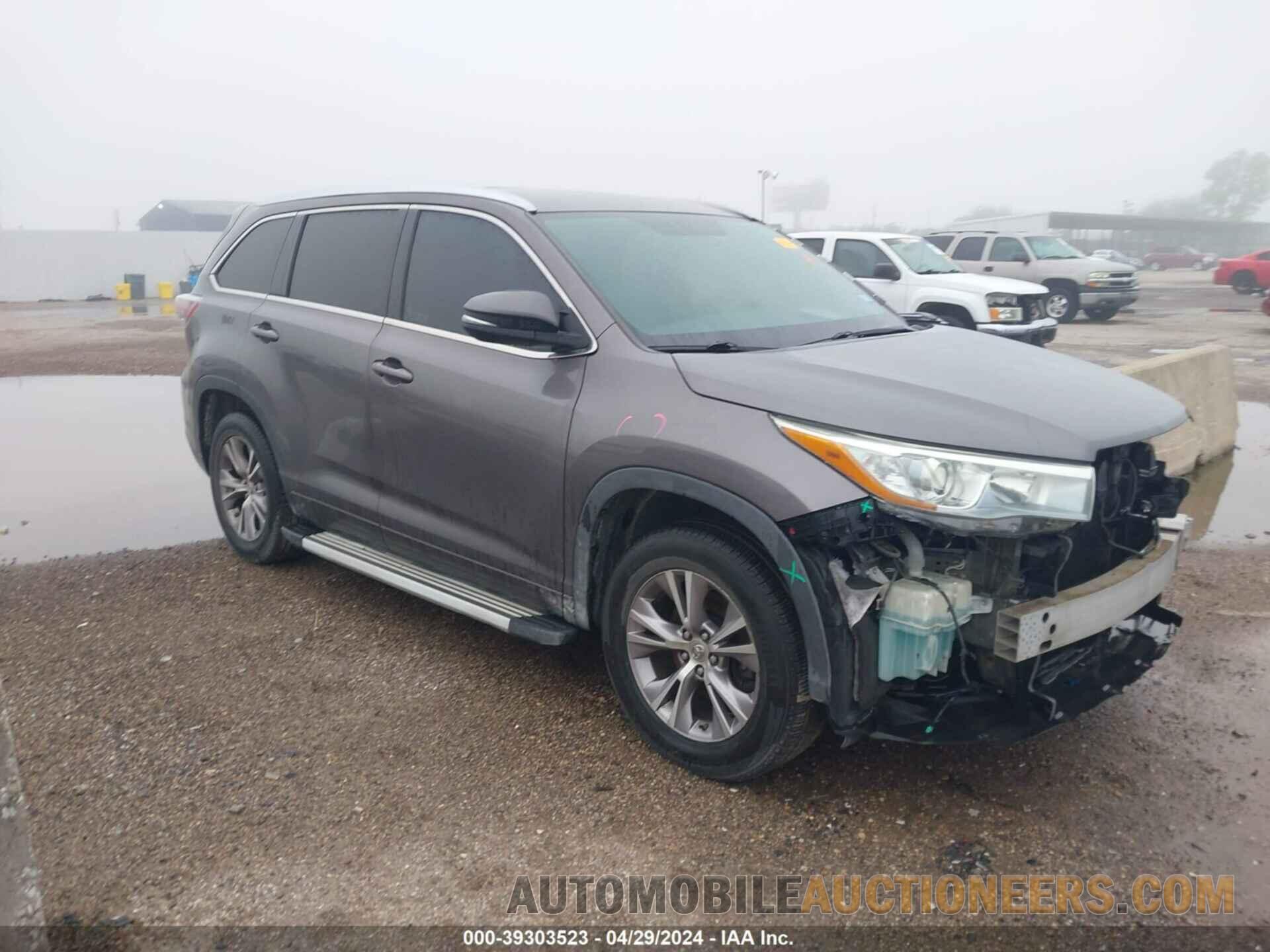 5TDKKRFH8FS073241 TOYOTA HIGHLANDER 2015