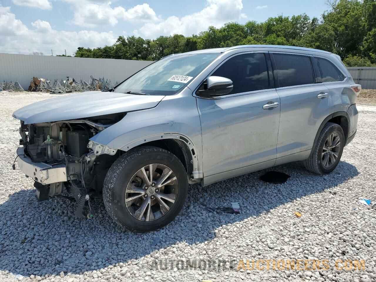 5TDKKRFH8FS076107 TOYOTA HIGHLANDER 2015