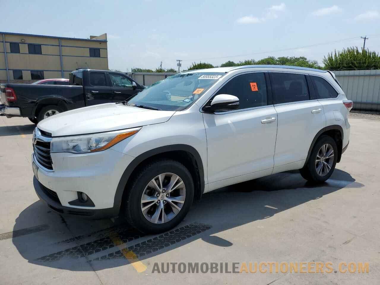 5TDKKRFH8FS076902 TOYOTA HIGHLANDER 2015