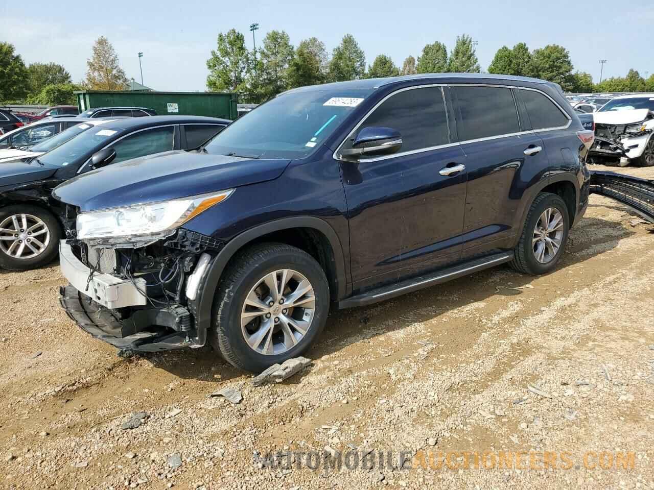 5TDKKRFH8FS078178 TOYOTA HIGHLANDER 2015