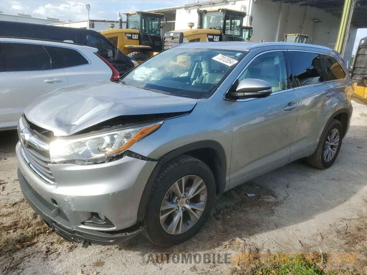 5TDKKRFH8FS080237 TOYOTA HIGHLANDER 2015