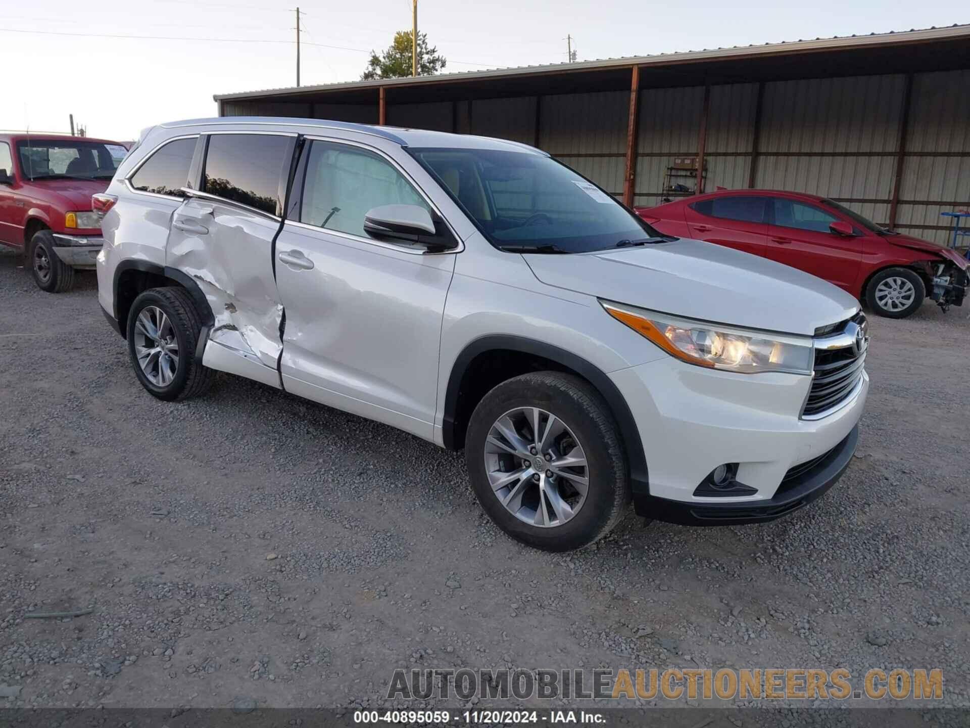 5TDKKRFH8FS090363 TOYOTA HIGHLANDER 2015