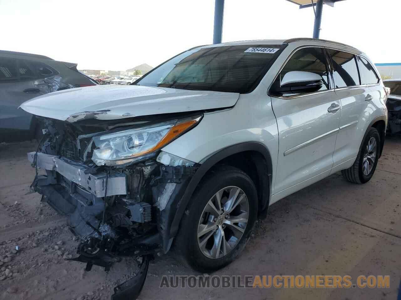 5TDKKRFH8FS108957 TOYOTA HIGHLANDER 2015