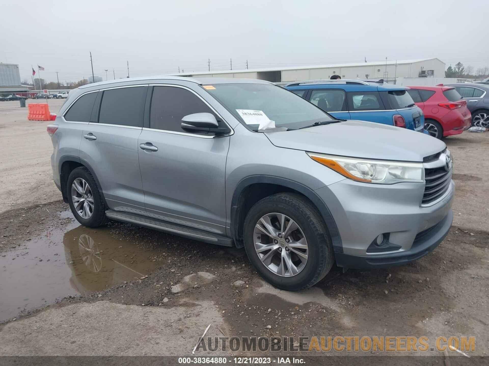 5TDKKRFH8FS113320 TOYOTA HIGHLANDER 2015