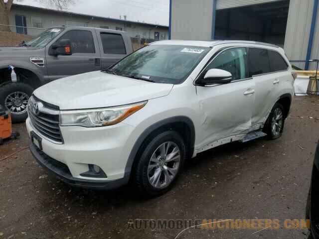 5TDKKRFH8FS119750 TOYOTA HIGHLANDER 2015