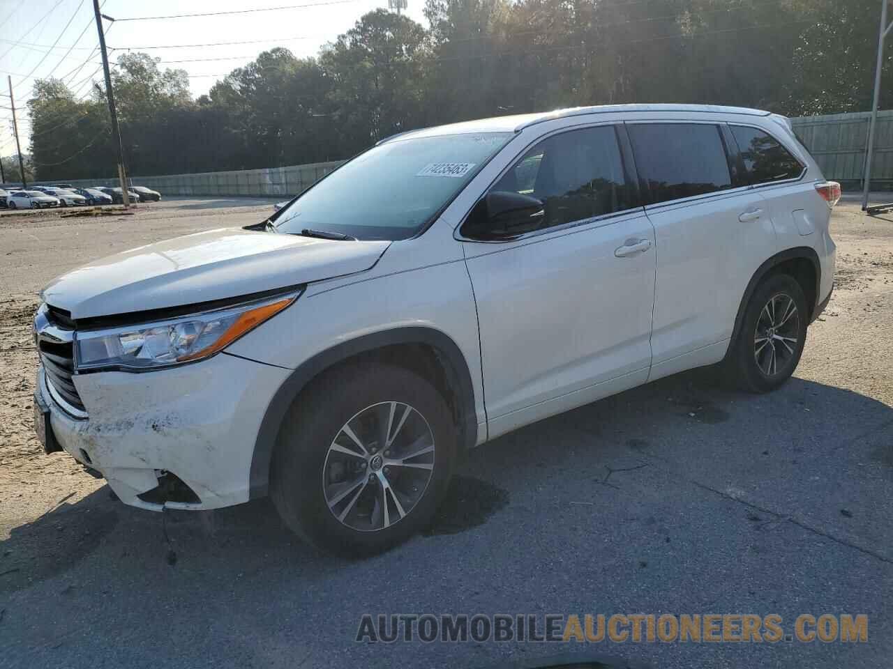 5TDKKRFH8GS128949 TOYOTA HIGHLANDER 2016