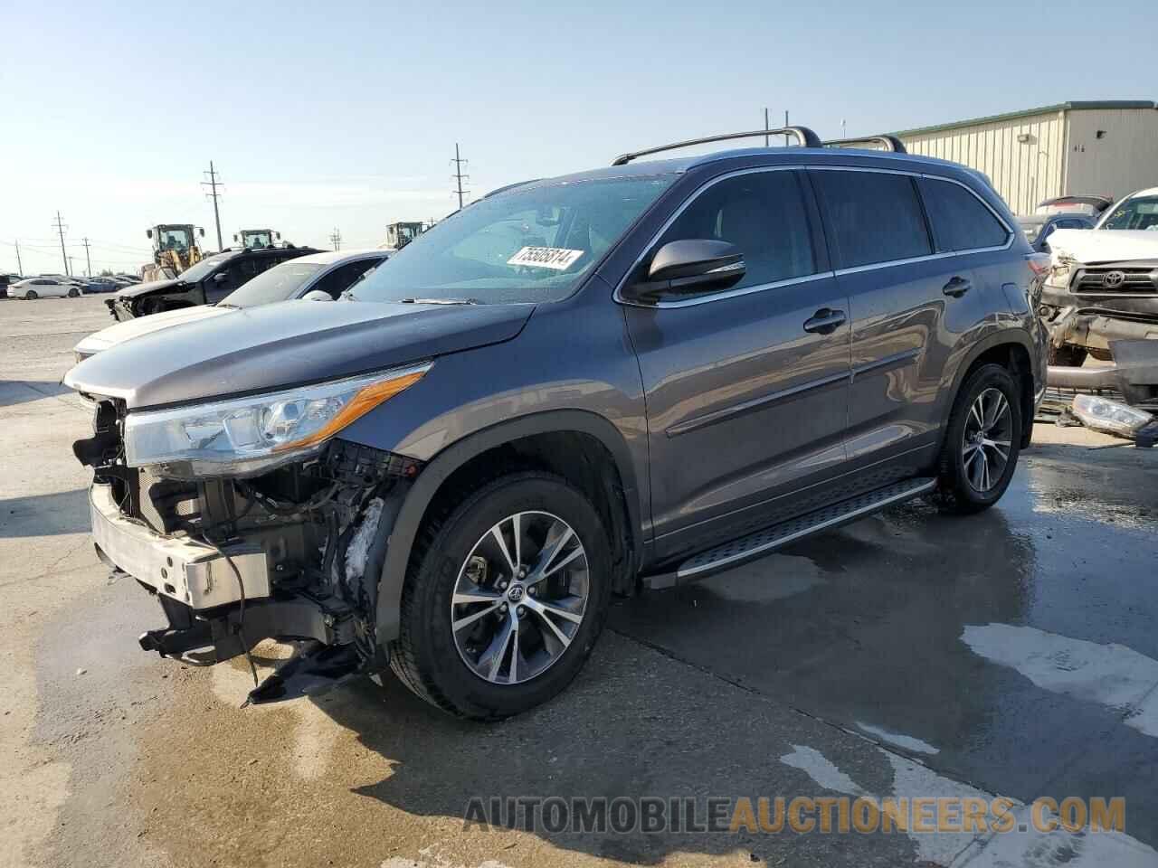 5TDKKRFH8GS134055 TOYOTA HIGHLANDER 2016