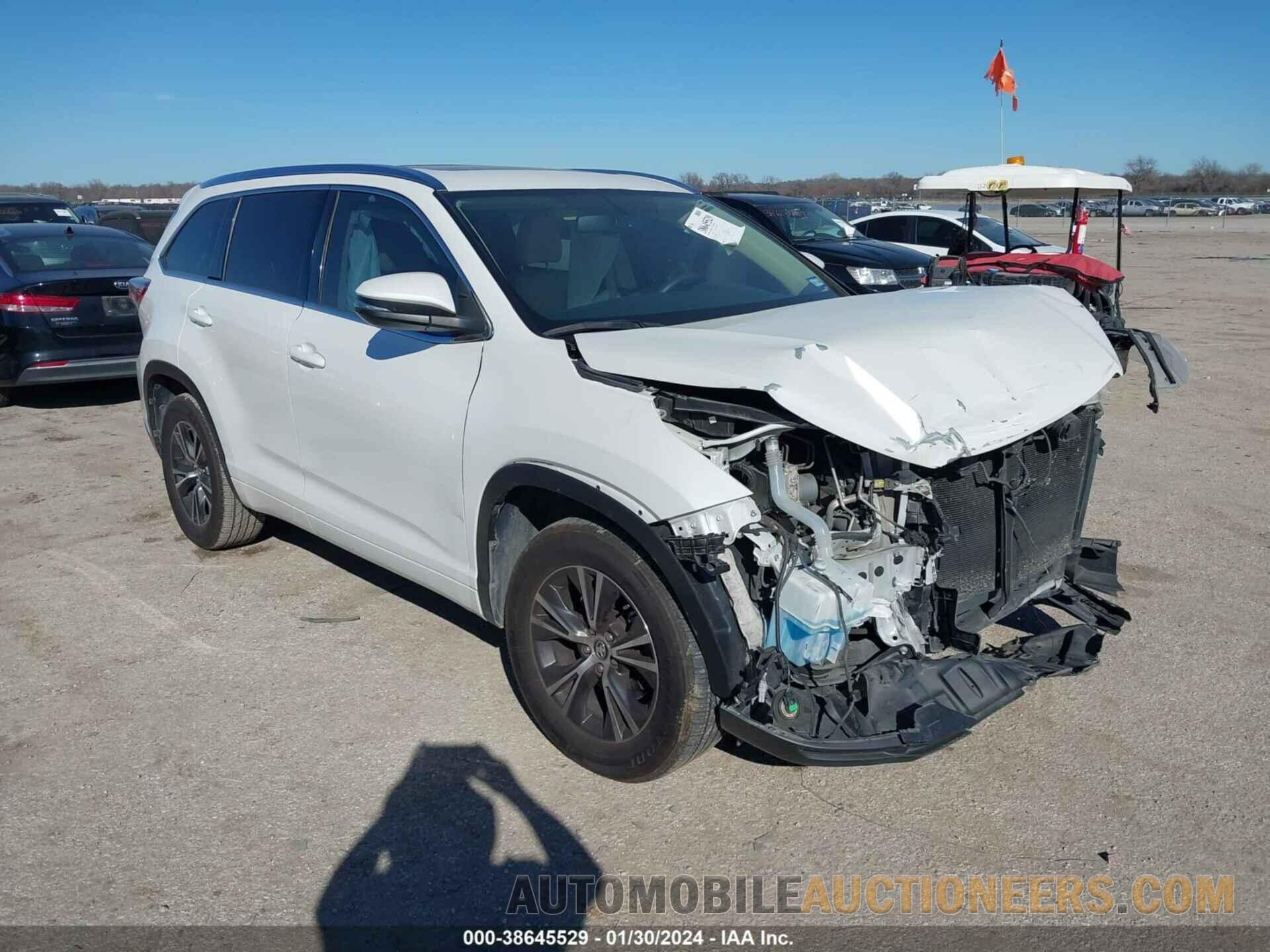 5TDKKRFH8GS161577 TOYOTA HIGHLANDER 2016