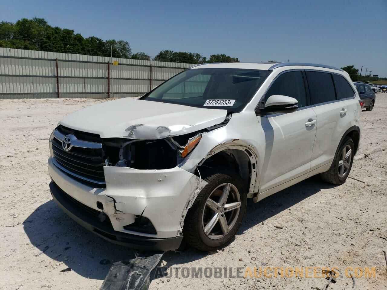 5TDKKRFH8GS161840 TOYOTA HIGHLANDER 2016