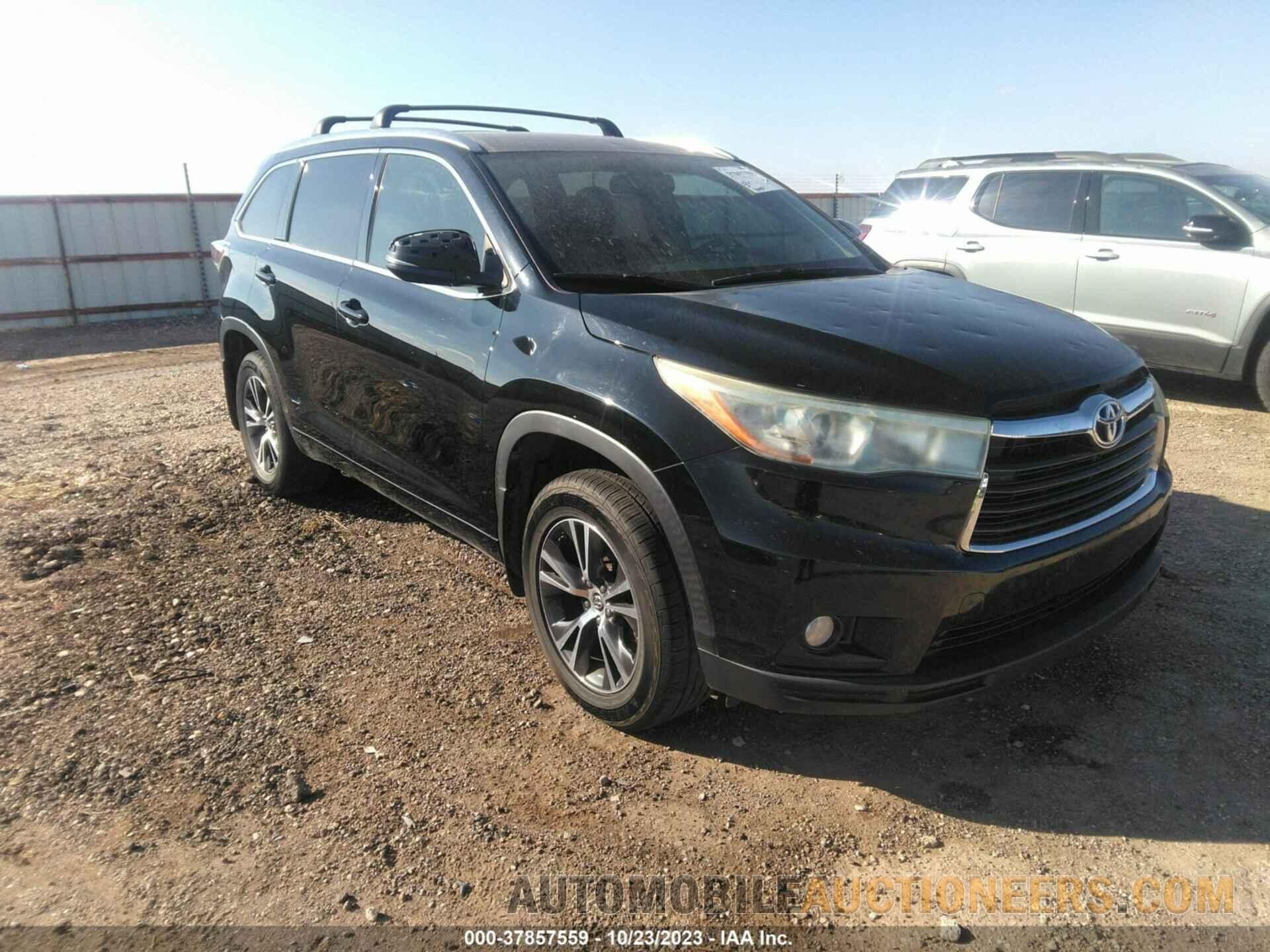 5TDKKRFH8GS500211 TOYOTA HIGHLANDER 2016