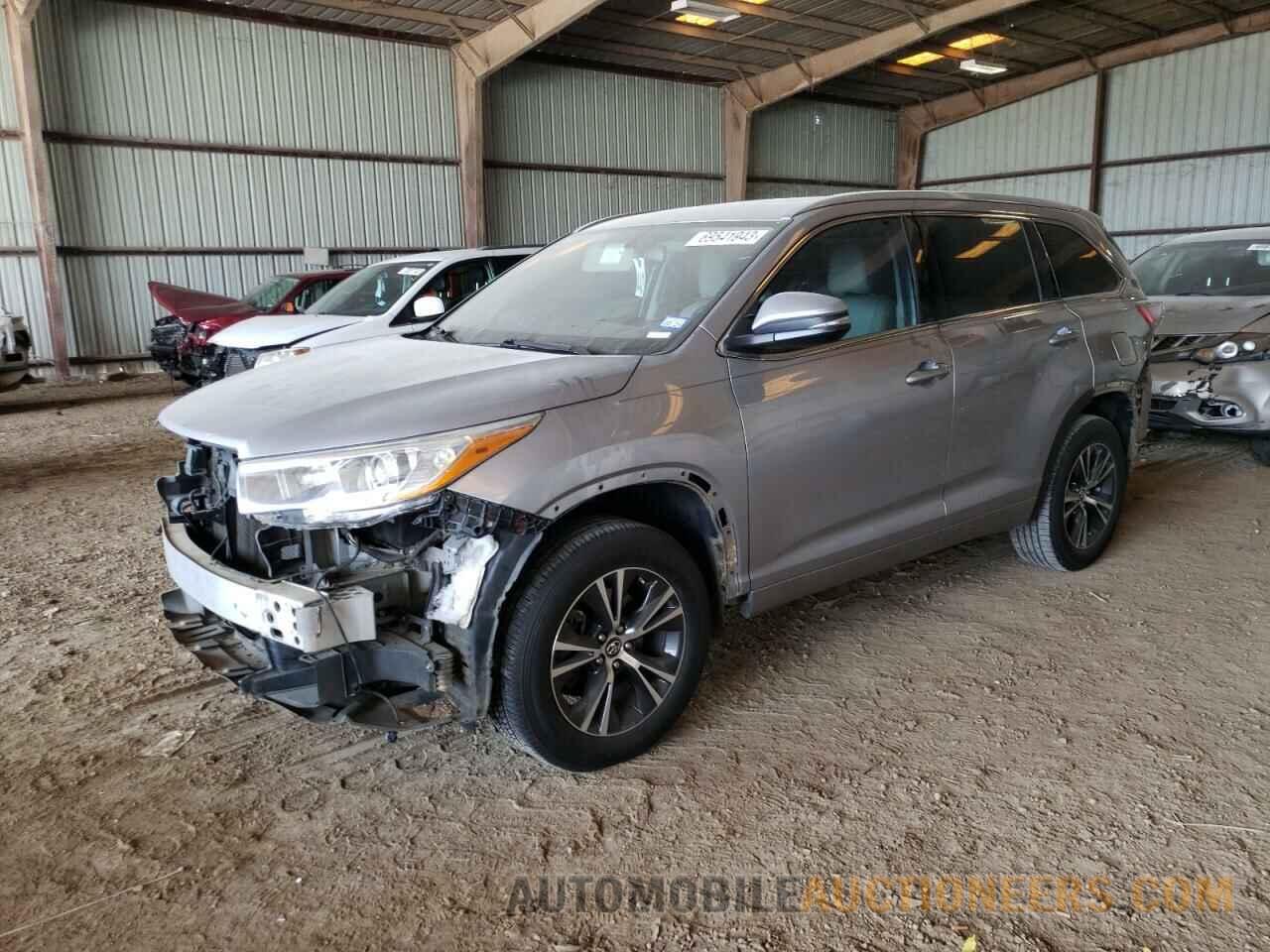 5TDKKRFH8GS503836 TOYOTA HIGHLANDER 2016