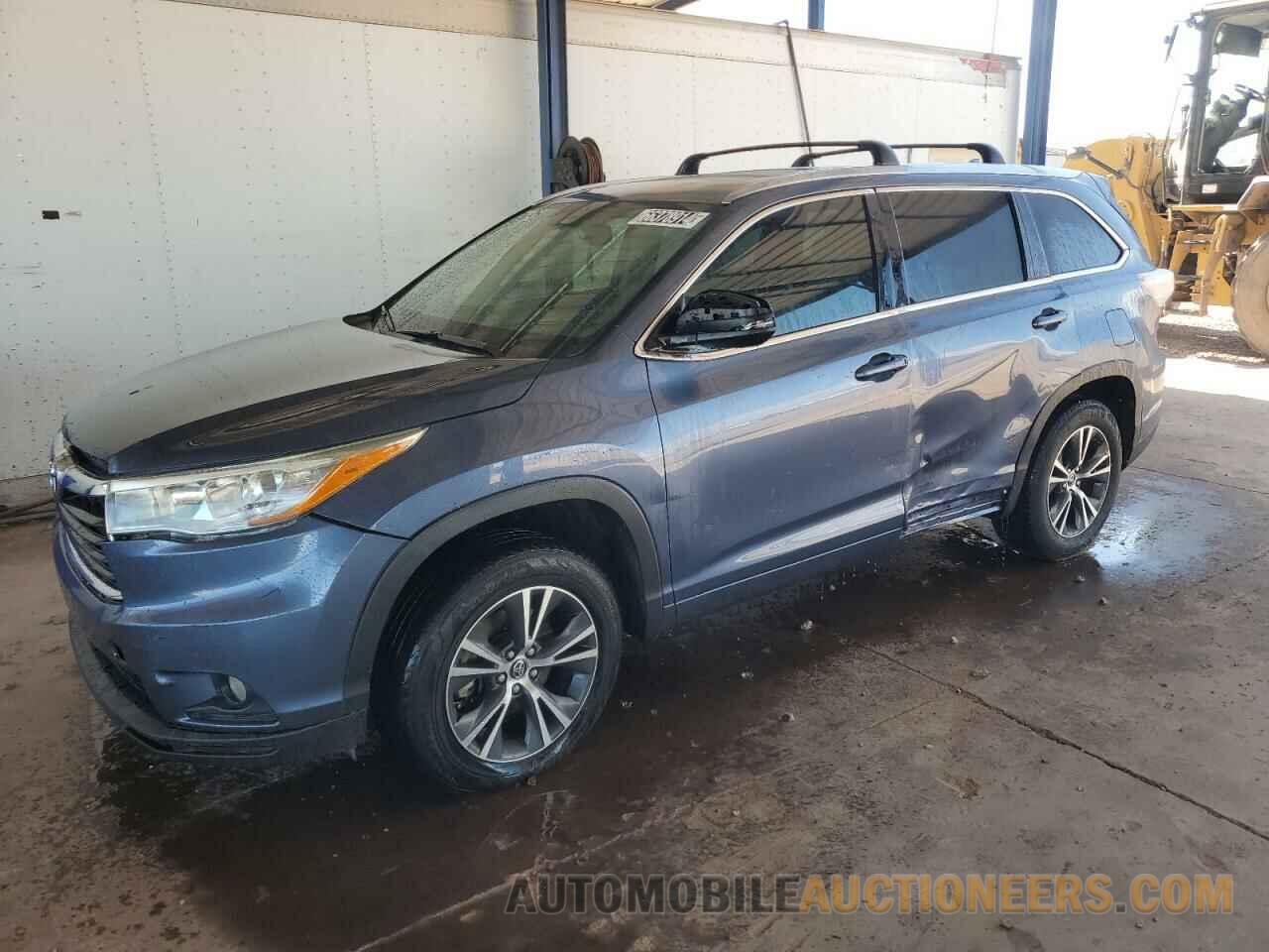 5TDKKRFH8GS507045 TOYOTA HIGHLANDER 2016