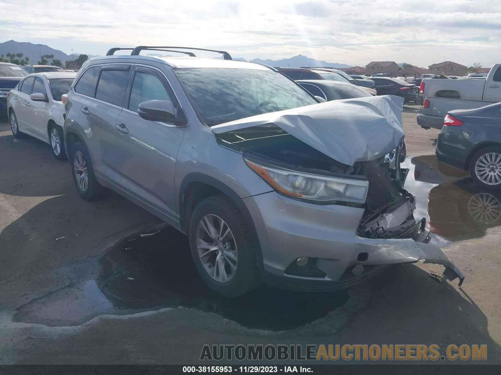 5TDKKRFH9FS046954 TOYOTA HIGHLANDER 2015