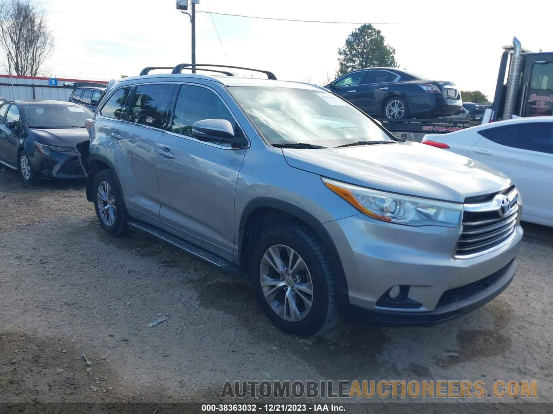 5TDKKRFH9FS050258 TOYOTA HIGHLANDER 2015