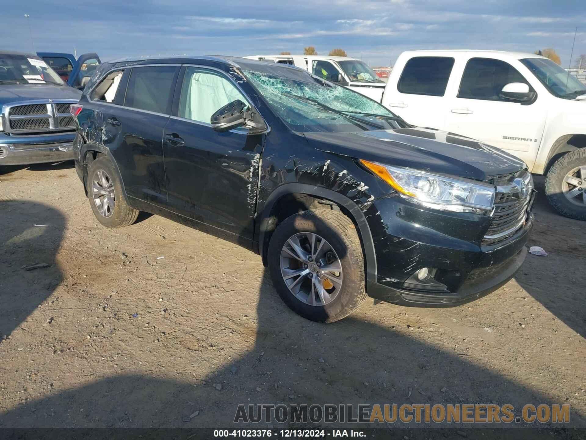 5TDKKRFH9FS059106 TOYOTA HIGHLANDER 2015