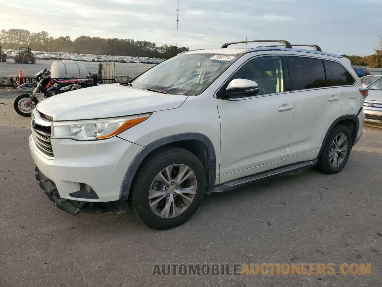 5TDKKRFH9FS088346 TOYOTA HIGHLANDER 2015