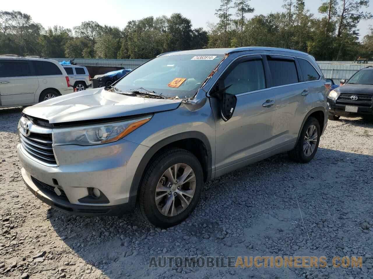 5TDKKRFH9FS092509 TOYOTA HIGHLANDER 2015