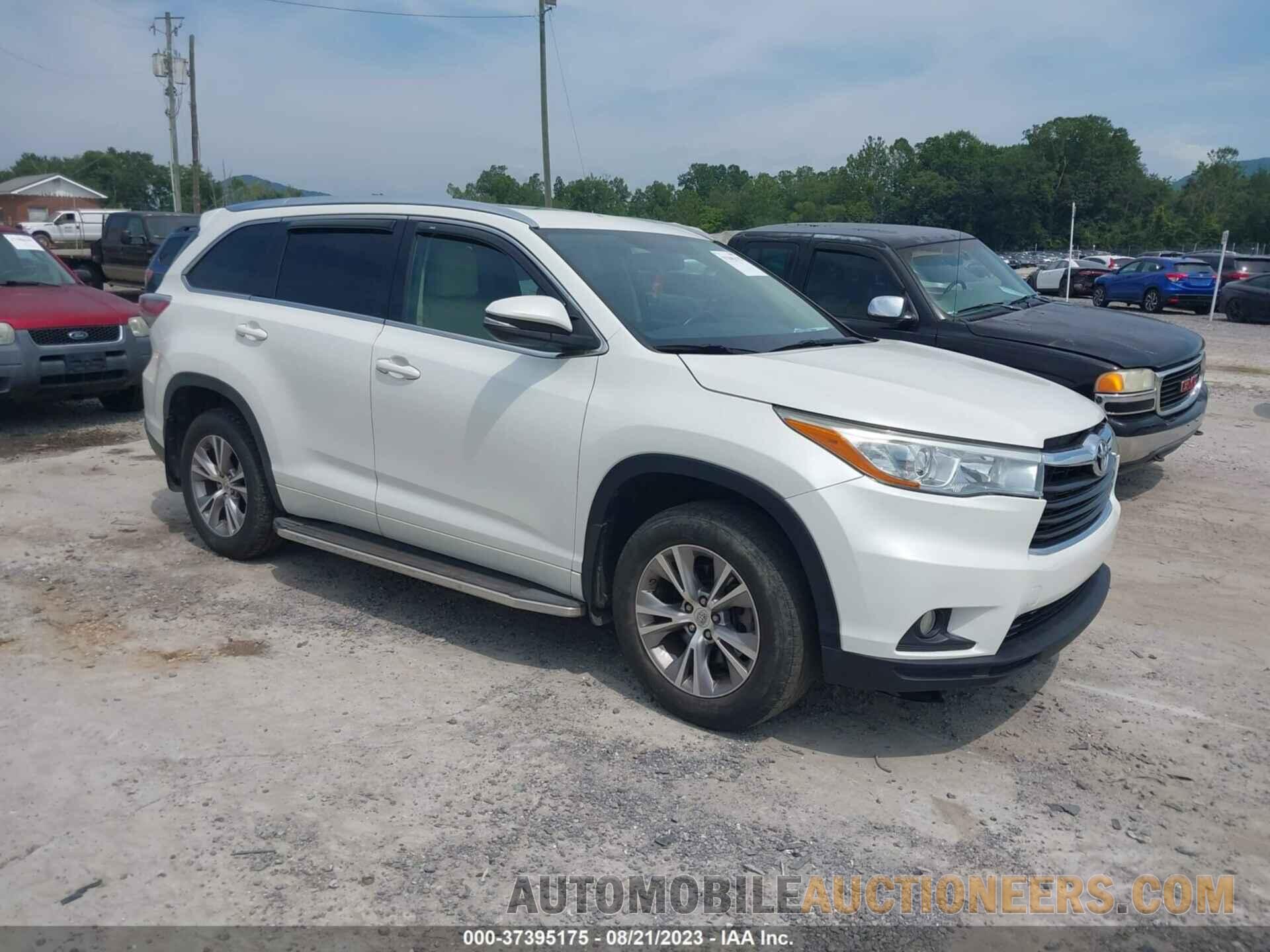 5TDKKRFH9FS104223 TOYOTA HIGHLANDER 2015