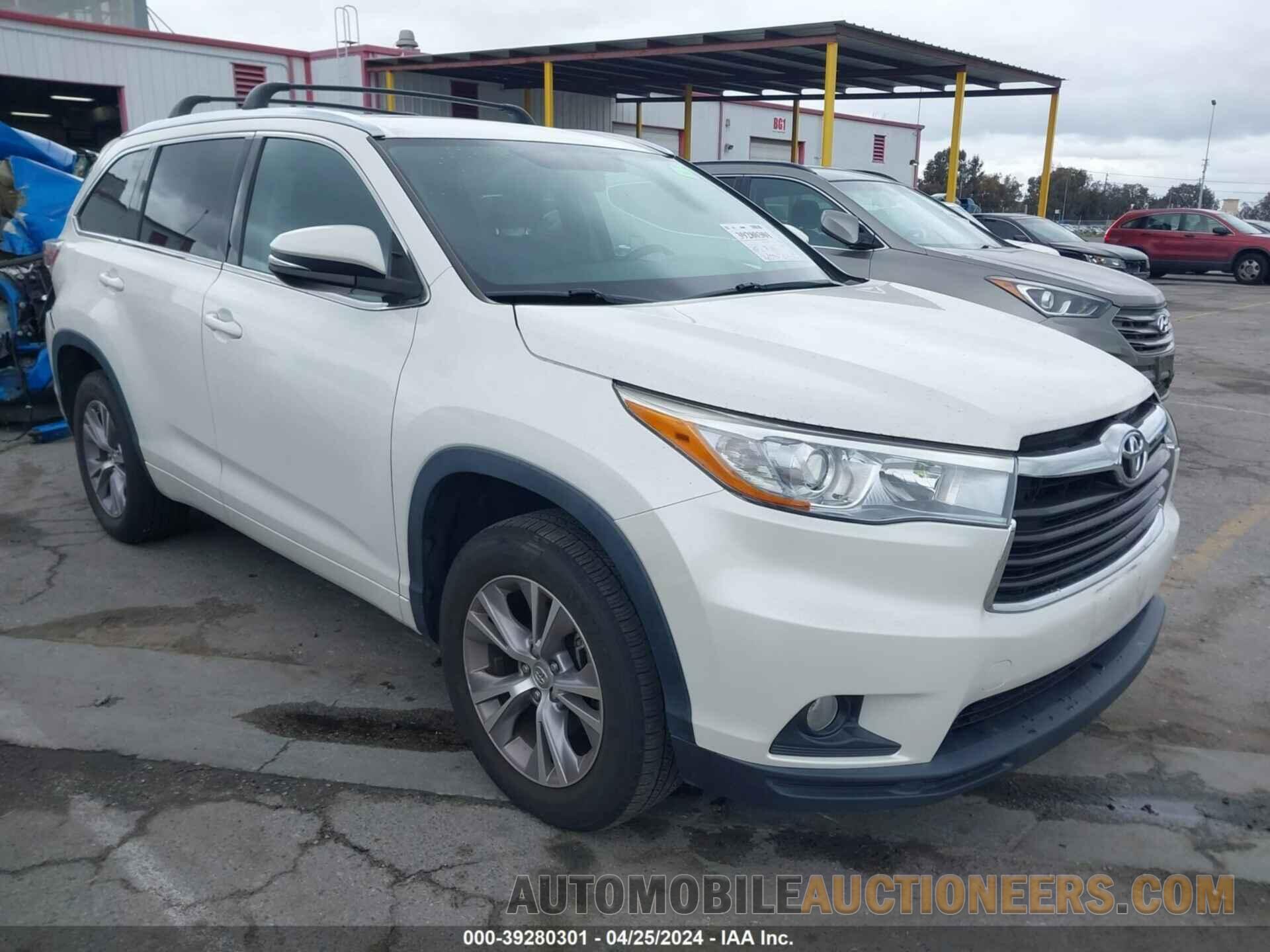 5TDKKRFH9FS113133 TOYOTA HIGHLANDER 2015