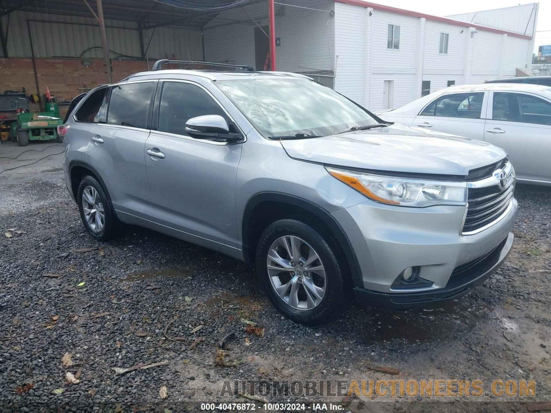 5TDKKRFH9FS114279 TOYOTA HIGHLANDER 2015