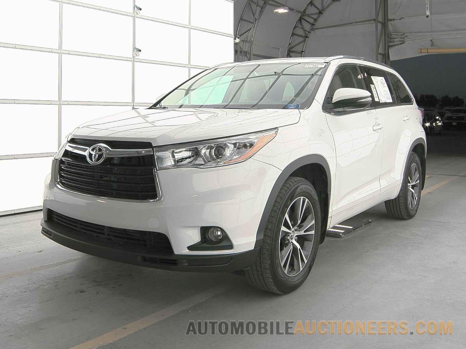 5TDKKRFH9GS151933 Toyota Highlander 2016