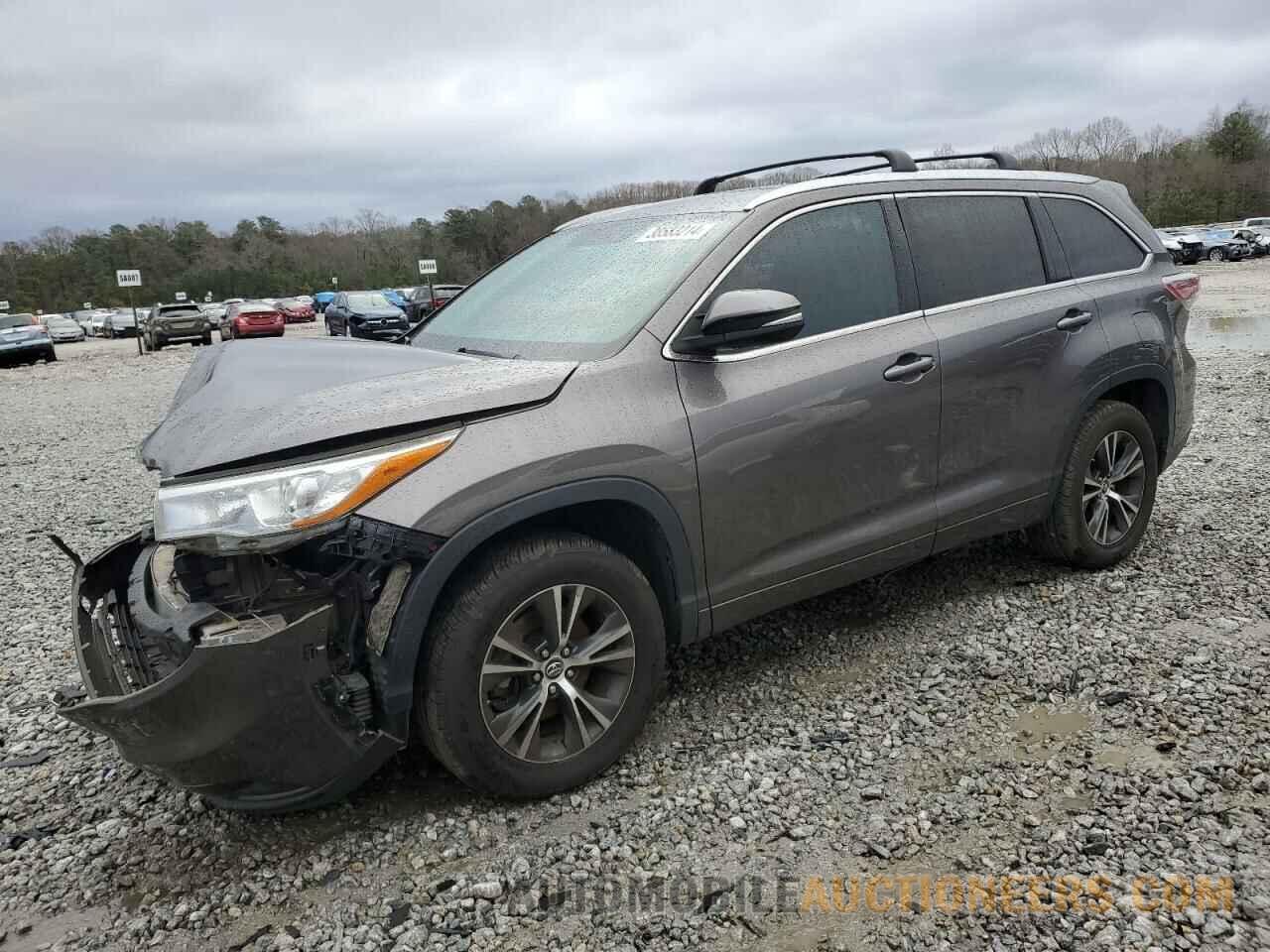 5TDKKRFH9GS156176 TOYOTA HIGHLANDER 2016