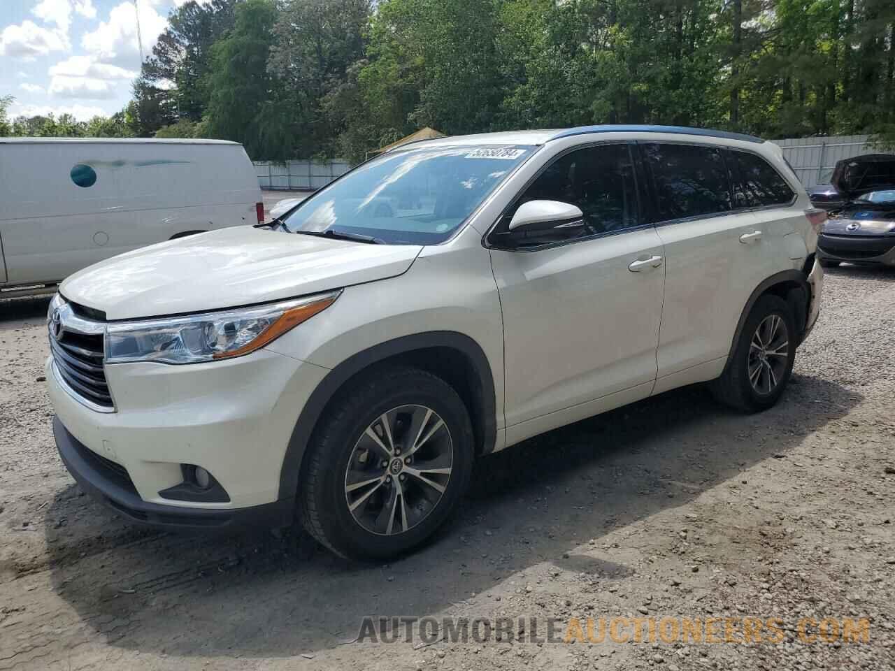 5TDKKRFH9GS173821 TOYOTA HIGHLANDER 2016