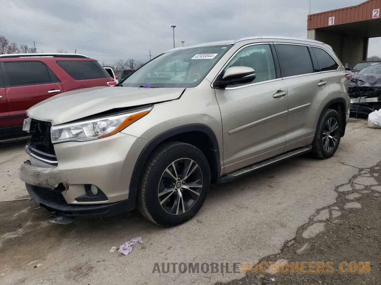 5TDKKRFH9GS500198 TOYOTA HIGHLANDER 2016