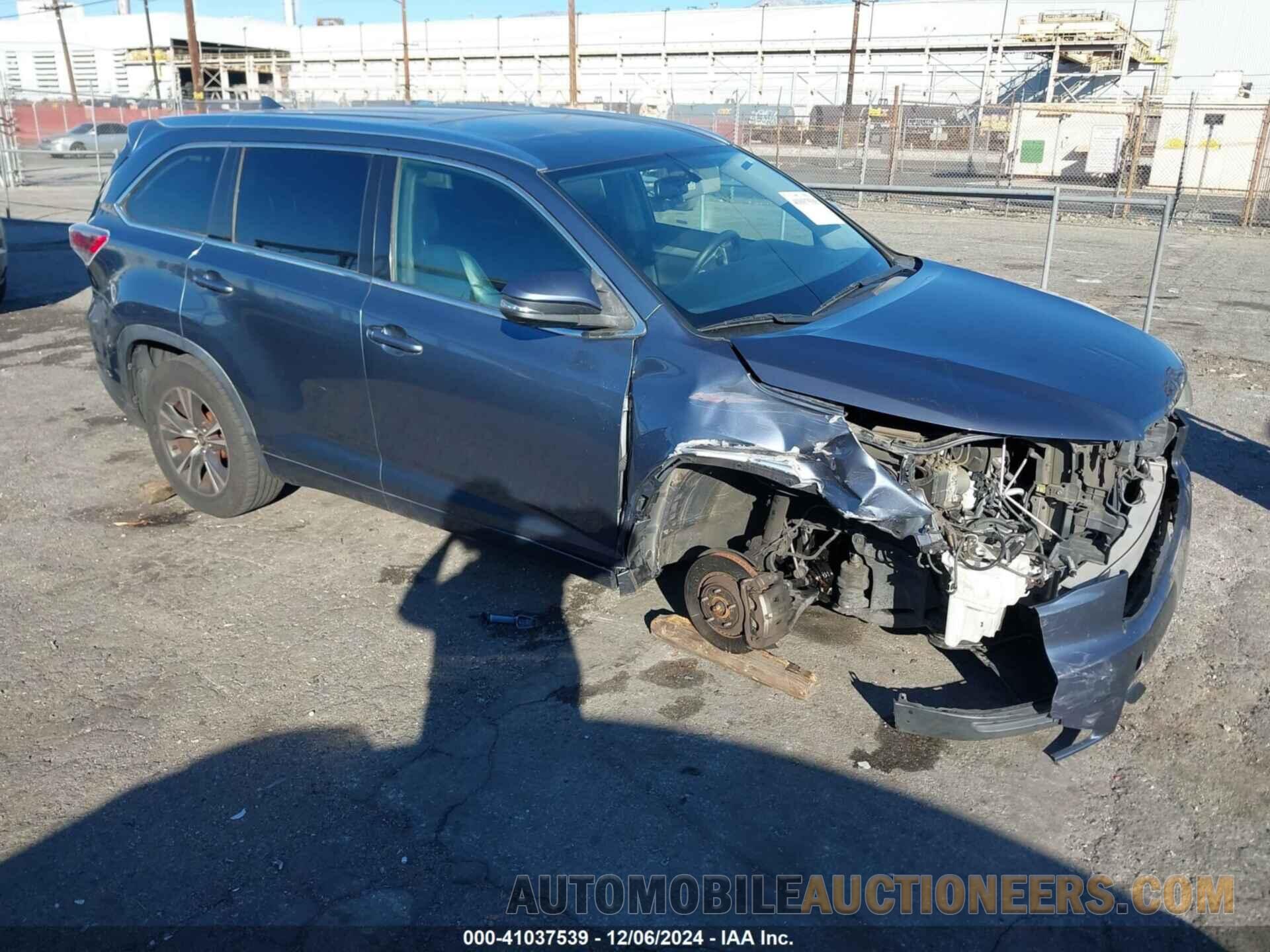 5TDKKRFH9GS505840 TOYOTA HIGHLANDER 2016