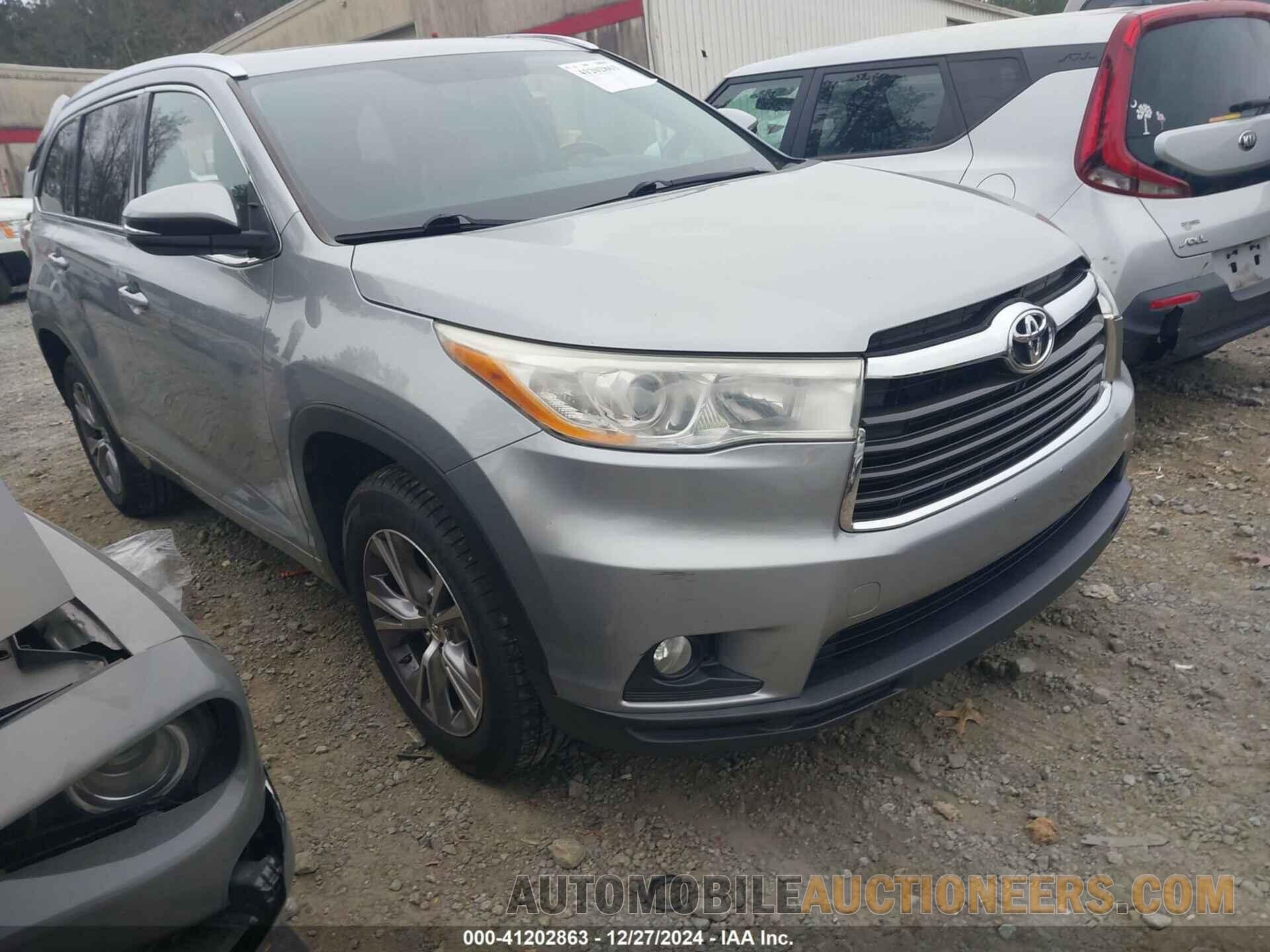 5TDKKRFHXES025724 TOYOTA HIGHLANDER 2014