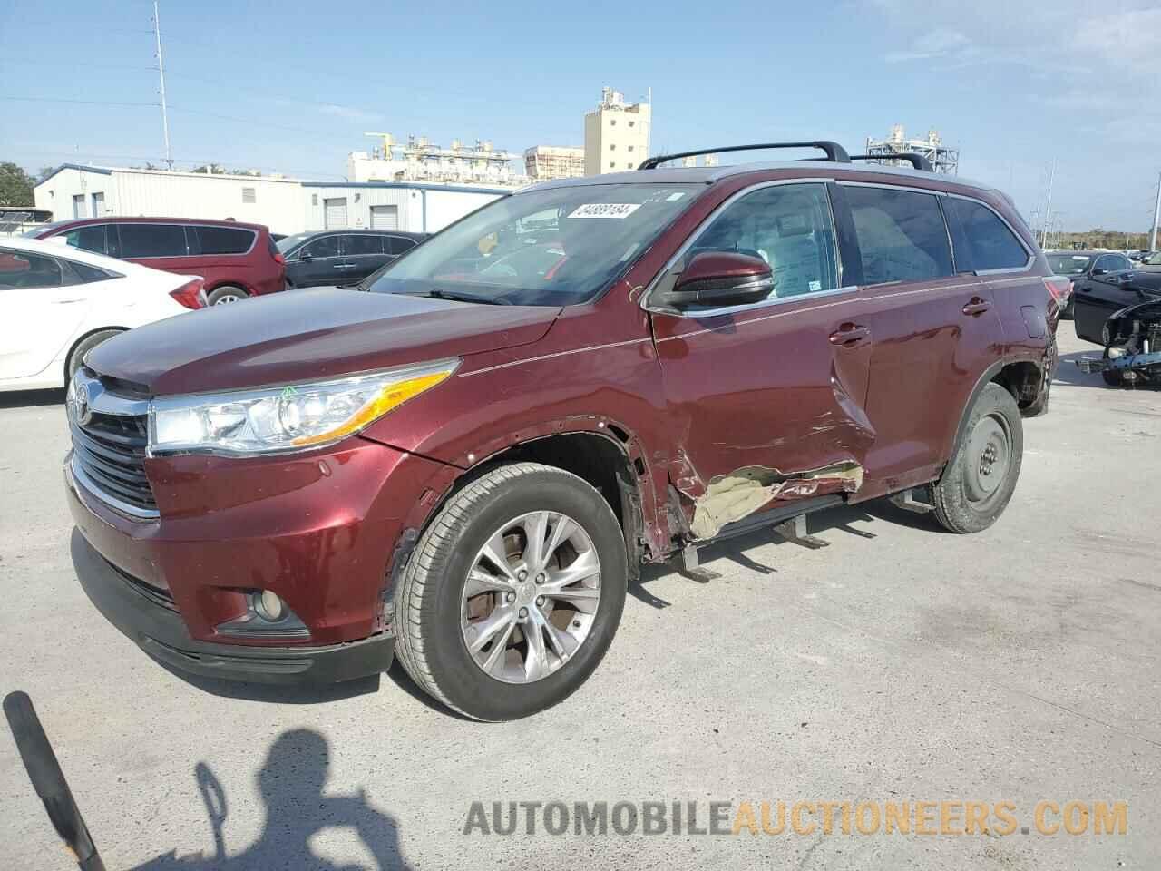 5TDKKRFHXES029093 TOYOTA HIGHLANDER 2014