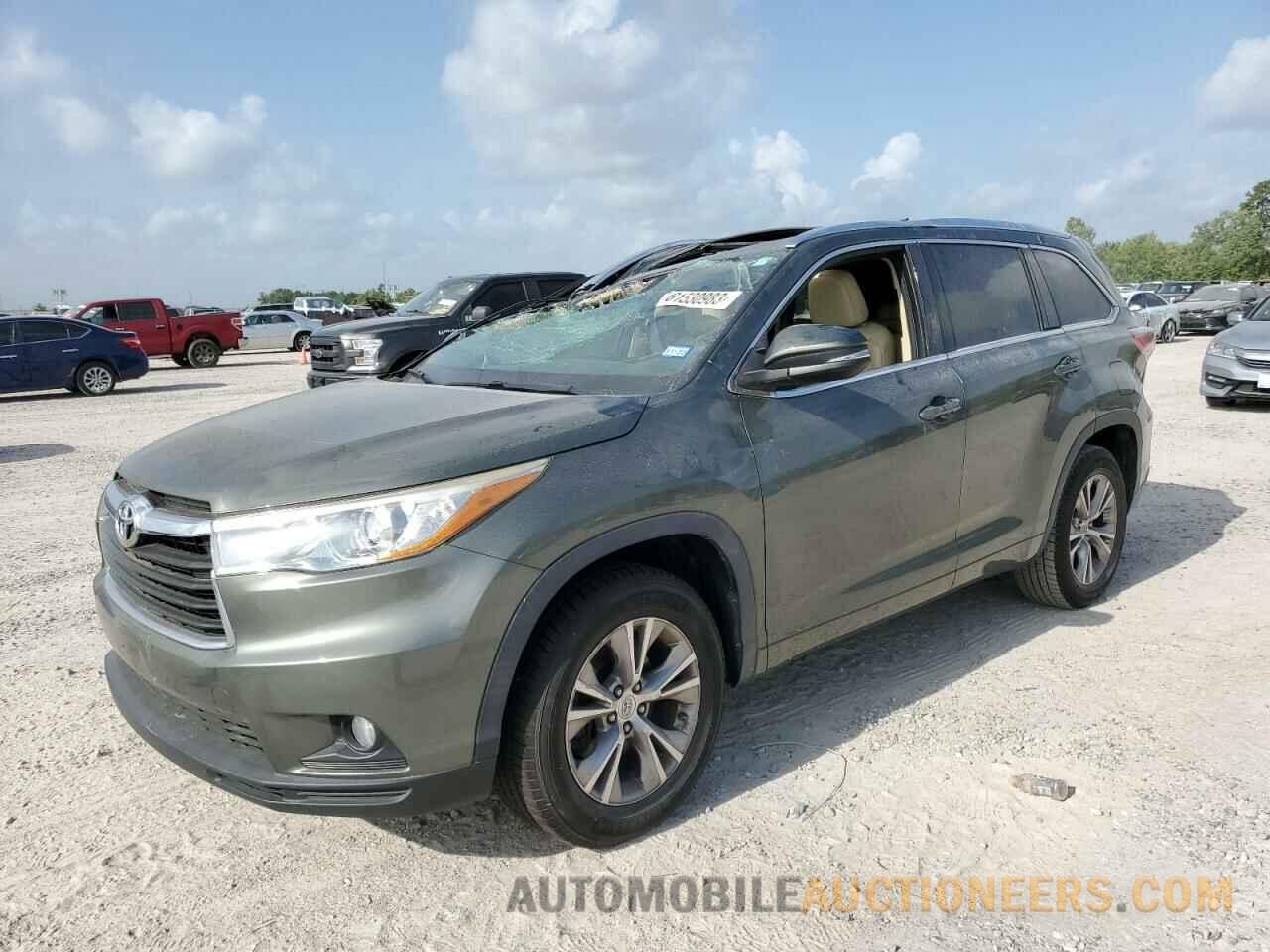 5TDKKRFHXFS053511 TOYOTA HIGHLANDER 2015