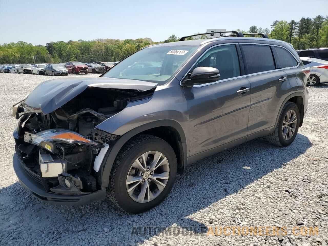 5TDKKRFHXFS056778 TOYOTA HIGHLANDER 2015