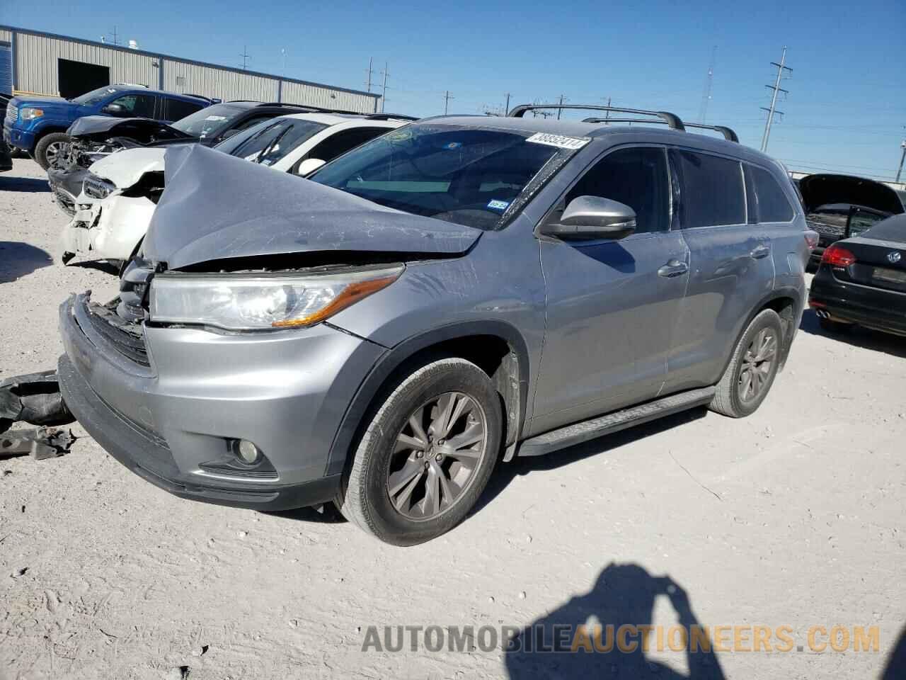 5TDKKRFHXFS063472 TOYOTA HIGHLANDER 2015