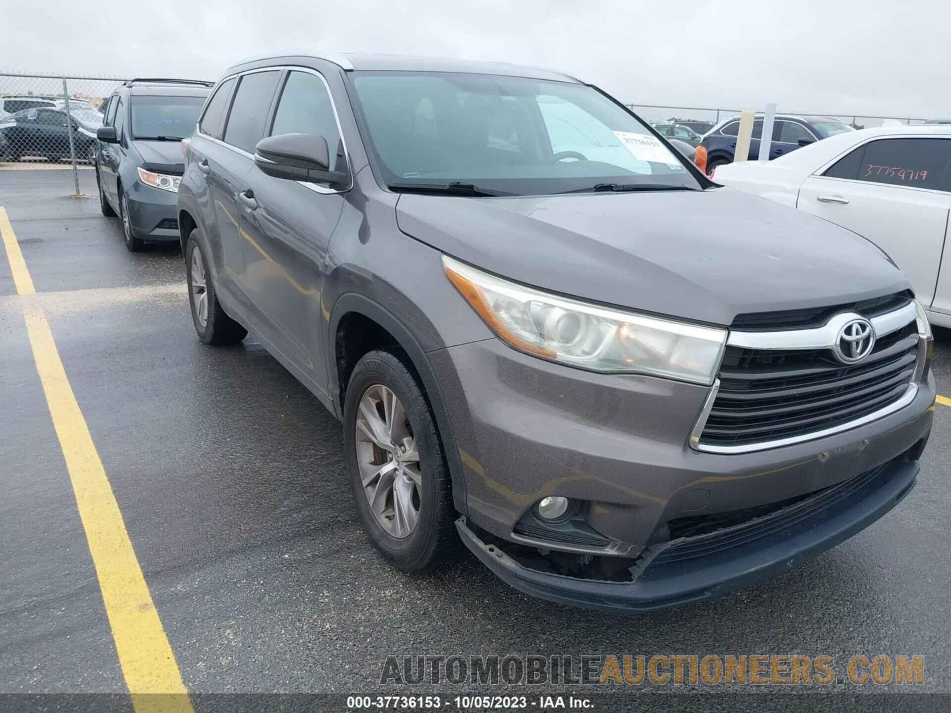 5TDKKRFHXFS069160 TOYOTA HIGHLANDER 2015